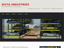Tablet Screenshot of divyaindustries.org